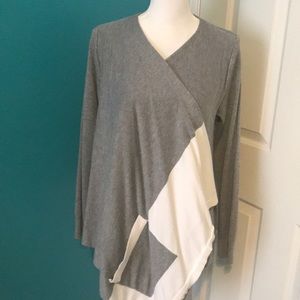 0X gray Torrid free-flowing cardigan